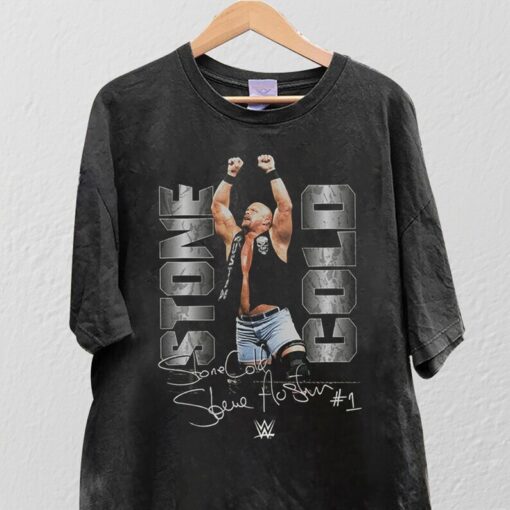 Stone Cold Vintage 90s Graphic Style T-Shirt, Steve Austin Shirt, Vintage Oversized Sport Tee, Unisex shirt