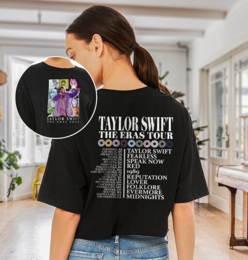 Two Sided Eras Tour Concert Shirt, Long Live Shirt, Concert Outfit, Song Lyric Shirt, Eras Tour Tee