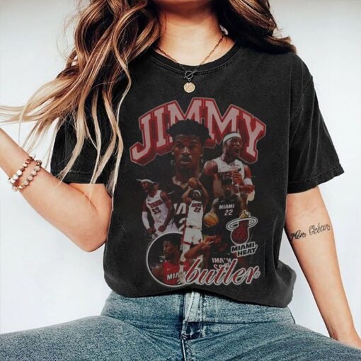 Vintage 90s Graphic Style Jimmy Butler T-Shirt, JIMMY BUTLER Shirt, Vintage Oversized Sport Tee