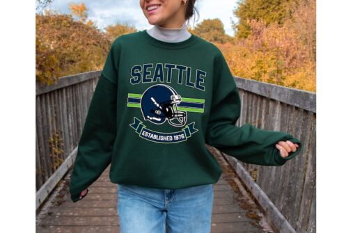 Seattle Football Sweatshirt, Seattle Football Crewneck, Football T-Shirt, Seattle Sweatshirt, Sundays Football, Game Day