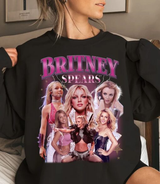 Vintage Britney Spears T-Shirt Sweatshirt, Britney Spears 90s Sweatshirt, Britney Spears Shirt, Gift For Her