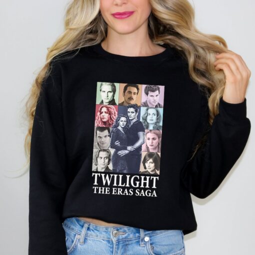 Twilight The Eras Saga Meme Sweatshirt, Twilight Sweatshirt, Meme Robert Pattinson Hoodie,Edward Cullen Sweatshirt