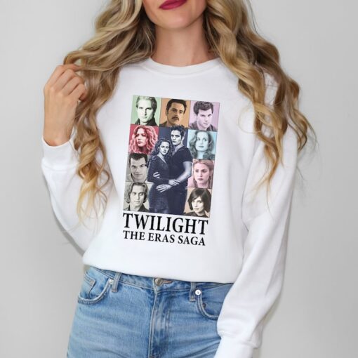 Twilight The Eras Saga Meme Sweatshirt, Twilight Sweatshirt, Meme Robert Pattinson Hoodie,Edward Cullen Sweatshirt