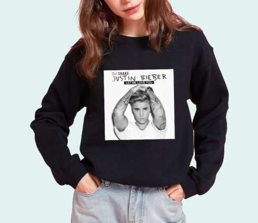 Justin Bieber Shirt Justin Bieber Sweatshirt Justin Bieber Clothing Justin Bieber Tee Shirt