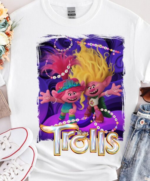 Trolls Band Together Sister Vintage Shirt, Trolls Band Together for Swifties Shirt, Queen Poppy Shirt