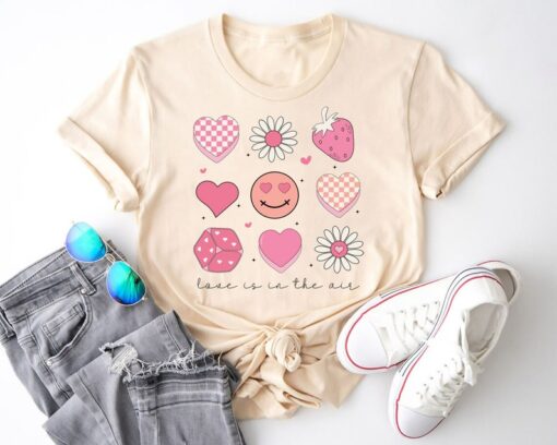 Love is in the Air Shirt, Valentines Day Shirt, Love Valentine Sweatshirt, Gift for Girlfriend, Cute Love Shirt, Teacher Valentine Shirt