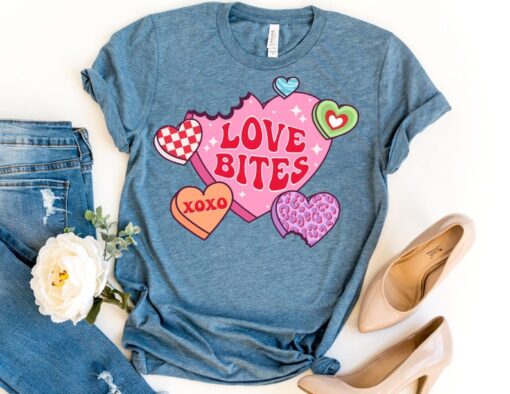 Love Bites Shirt, Valentine Love Shirt, Valentines Day Shirt, Valentine Shirt, Valentines Day Gift, Happy Valentines Day T-Shirt