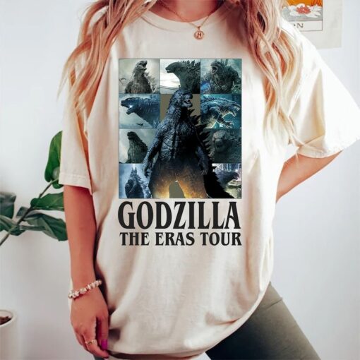 Godzilla Eras Style T-Shirt, Godzilla The Eras Tour Shirt, Retro Godzilla Shirt, Godzilla Tee, Gift For Godzilla Fan