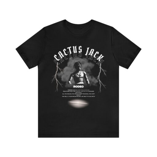 Travis Scott Shirt - Cactus Jack Rodeo T Shirt - 90210 Lyrics