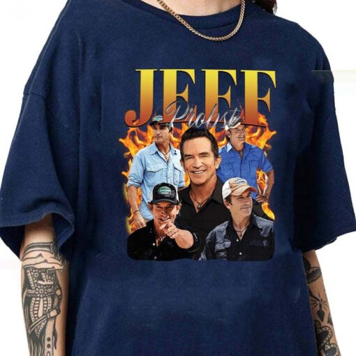 Jeff Probst Survivor 90s retro, Vintage Jeff Probst Shirt, Jeff Probst Presenter Homage Shirt, Gift For Fan