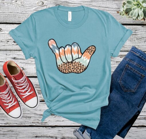 Retro Aesthetic Summer Shirt, Vintage Shaka Hand Sign Tee, Hang Loose Summer Vibes Tshirt, Gift For Her and Him