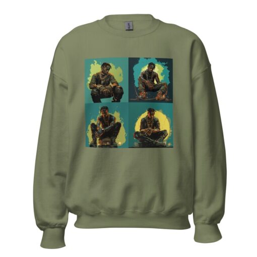 Travis Scott 'Lunar' Crewneck Sweatshirt - Colorful Graphic Travis Scott Crewneck - Cactus Jack Crewneck - Gift for