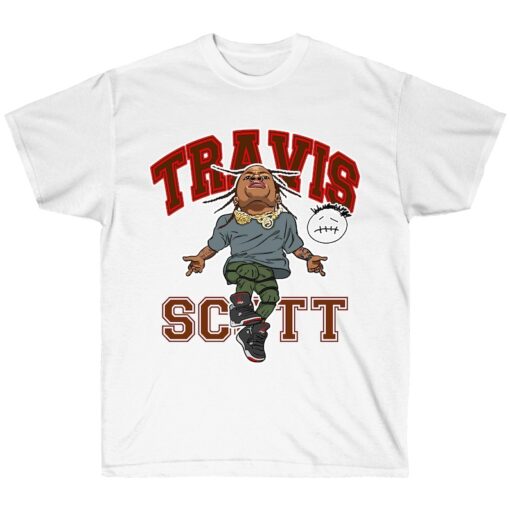 Travis Scott T-shirt - Rage Academy Hip Hop Adult Unisex T-shirts birthday gift for him her Hypebeast t-shirt Hip Hop