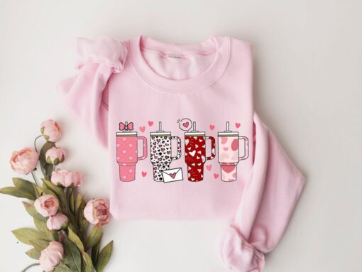 Valentines Day Cup Sweatshirt, Valentines Day Shirt, Valentines Crewneck, Valentine Gift, Valentines Sweater