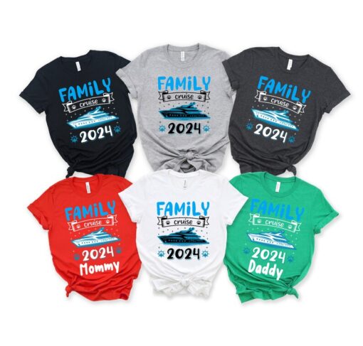 Personalized Family Cruise 2024 Shirts, Matching Shirts, Crusie Squad Shirt, Cruise Shirt, Cruise Vacation