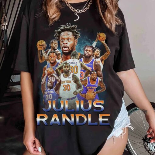 Julius Randle Vintage Graphic 90s Unisex T-Shirt, Vintage Julius Randle Graphic 90s T-shirt, Bootleg Rap Tee