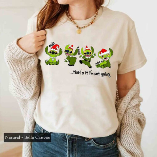 That's It I'm Not Going Shirt, Stitch Merry Christmas Shirt