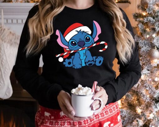 Stich Christmas Sweatshirt, Stich Christmas Sweatshirt, Lilo and Stitch Christmas Sweatshirt, Disney Christmas Shirt, Disneyland Christmas