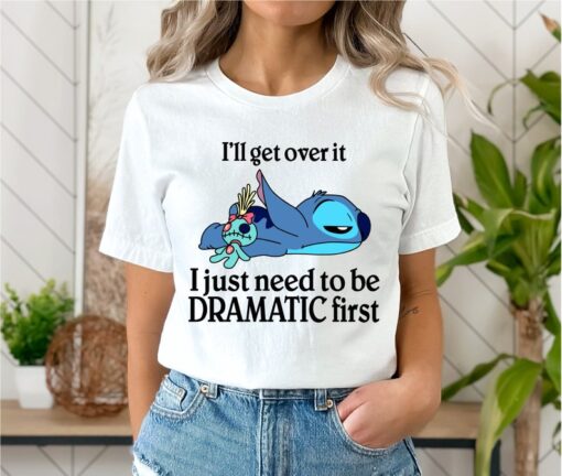 Disney Stitch Shirt, Disney Stitch I'll Get Over With It Shirt