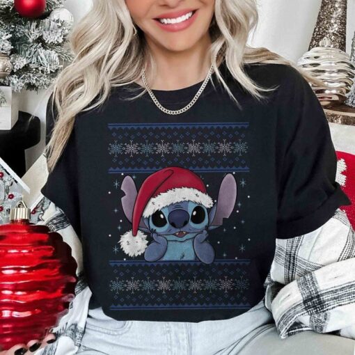 Disney Lilo & Stitch Christmas Ugly Shirt