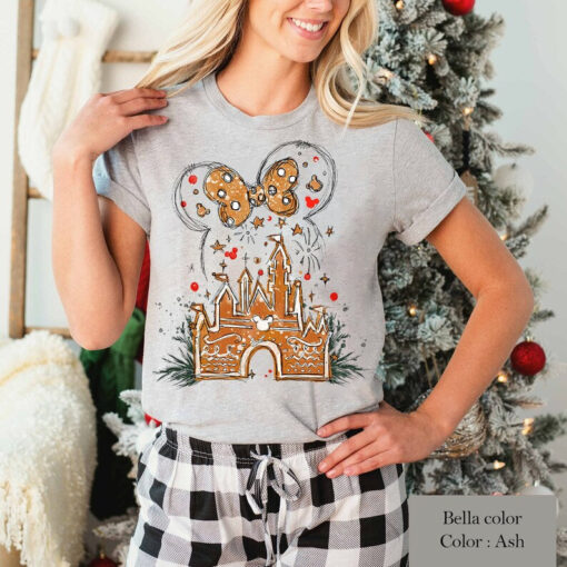 Disney Gingerbread Castle Shirt, Christmas Castle Shirt,Disney Christmas Shirt, Sweatshirt