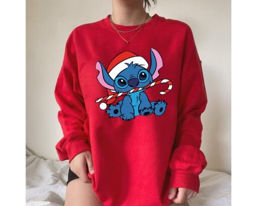 Stich Christmas Sweatshirt, Stich Christmas Sweatshirt, Lilo and Stitch Christmas Sweatshirt, Disney Christmas Shirt, Disneyland Christmas