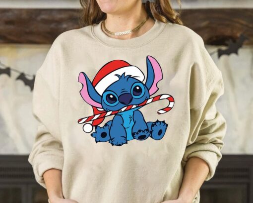 Stich Christmas Sweatshirt, Stich Christmas Sweatshirt, Lilo and Stitch Christmas Sweatshirt, Disney Christmas Shirt, Disneyland Christmas