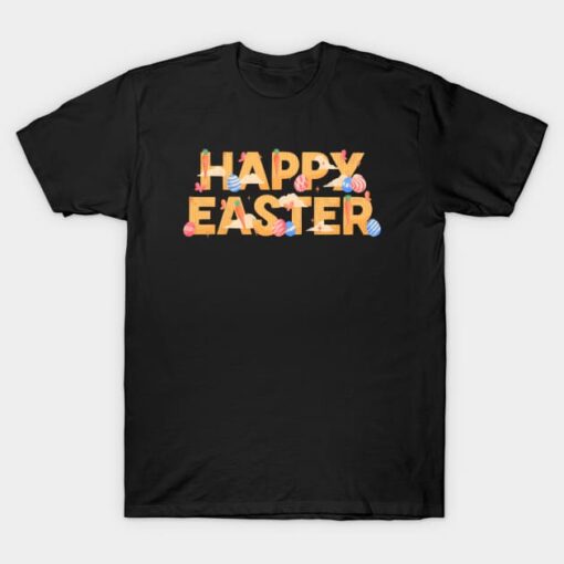 Happy Easter day Bunny carrot eggs hunt T-Shirt