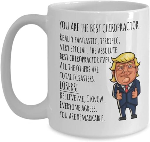 3904463-Donald Trump Chiropractor Mug Funny Gifts for Chiropractors POTUS Mug Political Humor Gifts Trump Gag Gift Trump