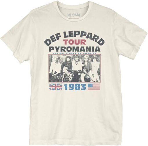 Def Leppard Pyromania Tour T-Shirt