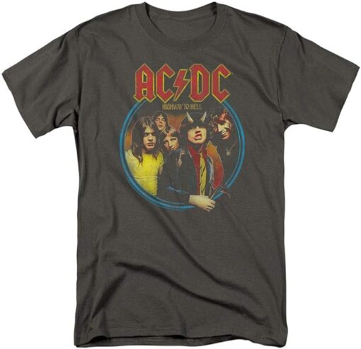 ACDC Highway to Hell Rock Album T Shirt & Stickers