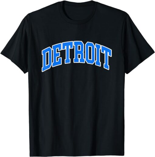 Detroit - Michigan - Throwback Design Print - Classic T-Shirt