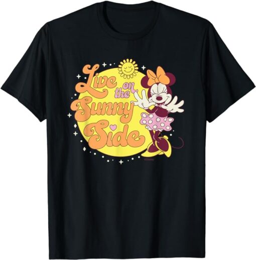 Disney Minnie Mouse Live on the Sunny Side Retro T-Shirt