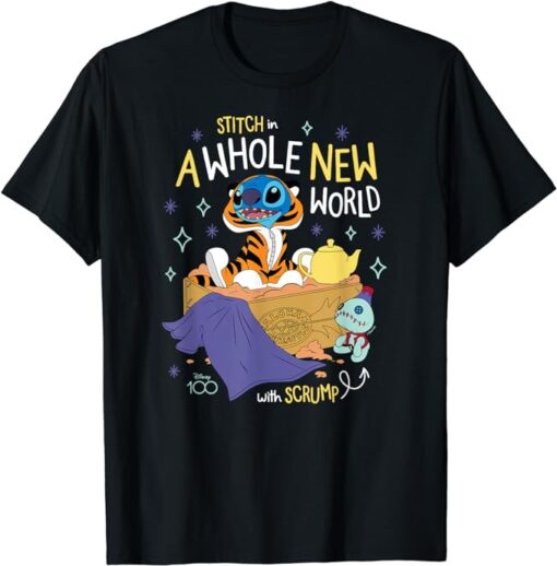 Disney 100 - A Whole New World Stitch T-Shirt