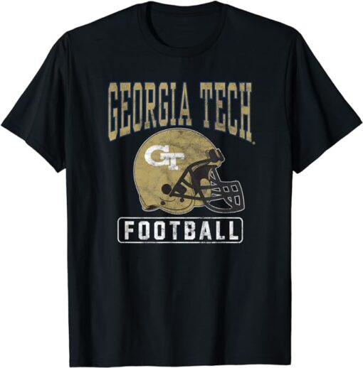 Georgia Tech Yellow Jackets Football Helmet T-Shirt