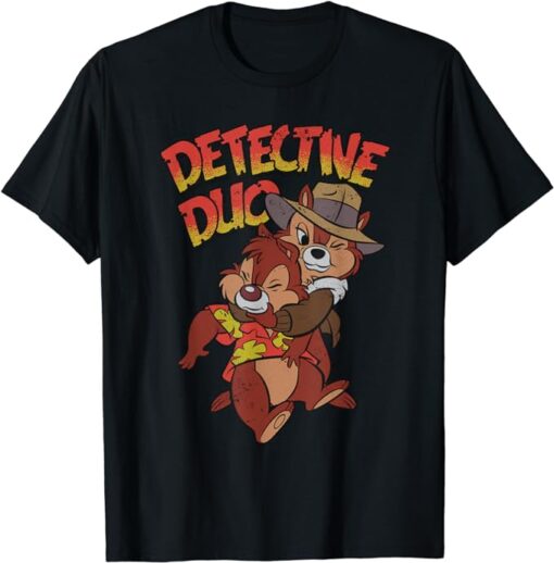 Disney Retro Chip n' Dale Rescue Rangers Detective Duo T-Shirt