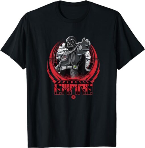 Star Wars Darth Vader Galactic Empire Distressed Big Poster T-Shirt