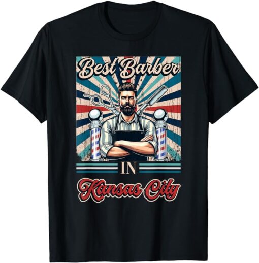 Best Barber In Kansas City Americas Extraordinaire Cut T-Shirt