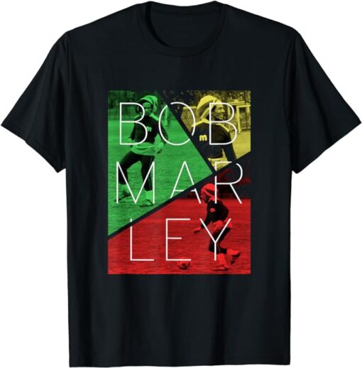 Bob Marley Soccer Split Tee T-Shirt