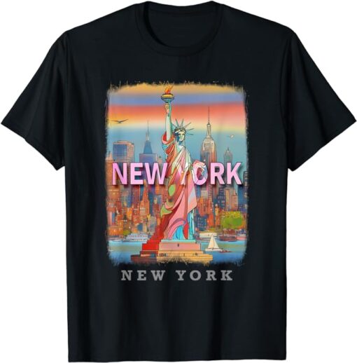 New York New York NY Statue of Liberty Icon SD313 T-Shirt