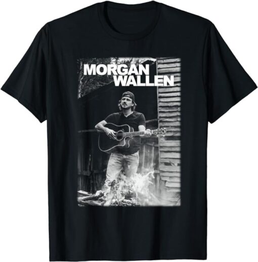 Official Morgan Wallen Guitar Photo T-Shirt