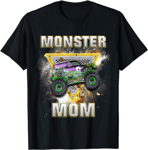 Monster Truck Are My Jam Monster Truck Mom T-Shirt