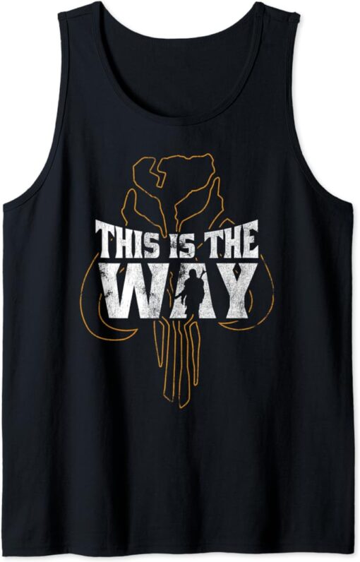 Star Wars The Mandalorian This Is The Way Mythosaur Overlay Tank Top