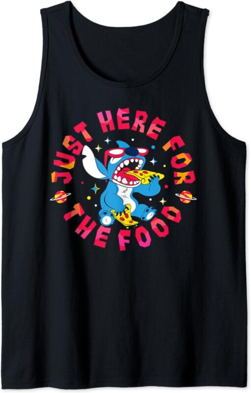 Disney Lilo & Stitch Just Here For The Food Tank Top