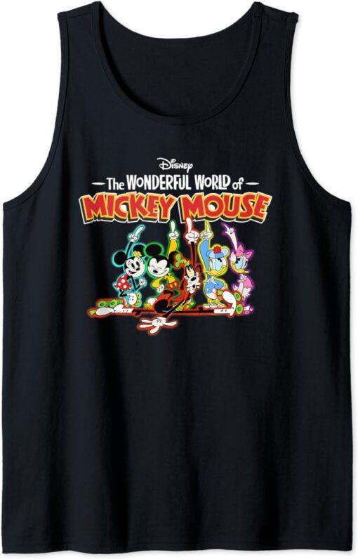 Disney The Wonderful World of Mickey Mouse Disco Tank Top