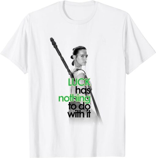 Star Wars The Force Awakens St. Patrick's Day Ray No Luck T-Shirt