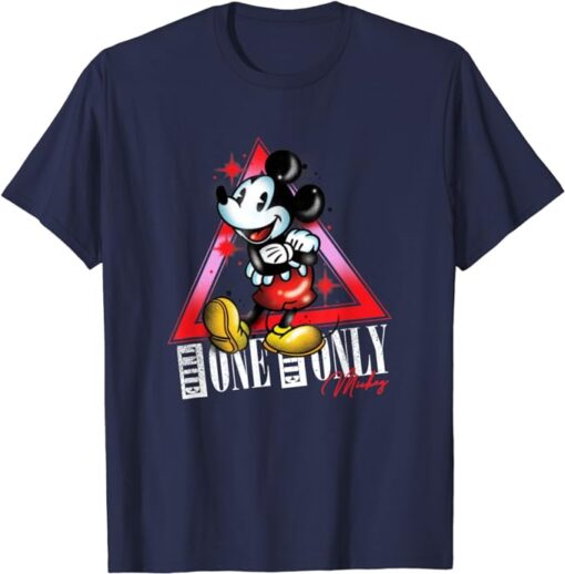 Disney Mickey And Friends Mickey The One Retro Chest Poster T-Shirt