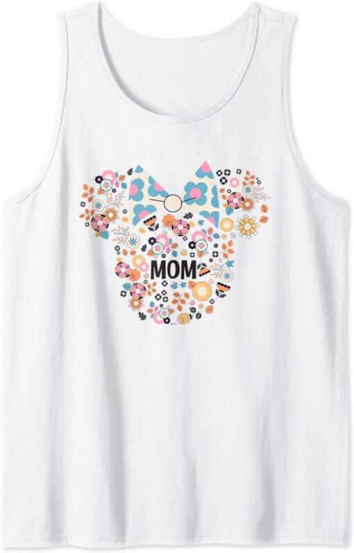 Disney Minnie Mouse Disney Mom Icon Flowers Mother’s Day Tank Top