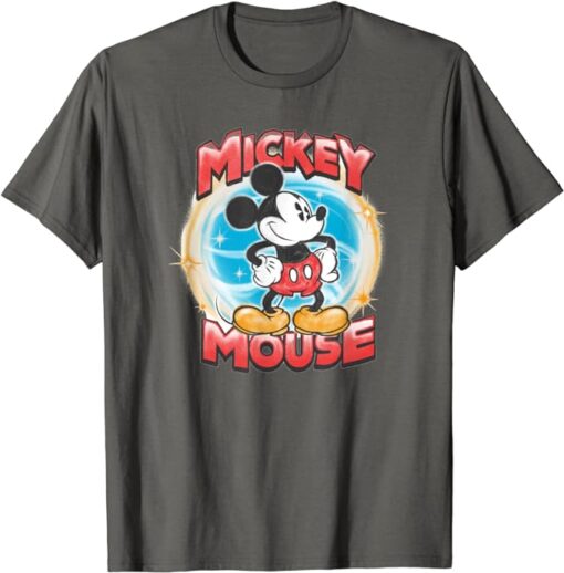 Disney Mickey And Friends Retro Spray Paint Graffiti Art T-Shirt