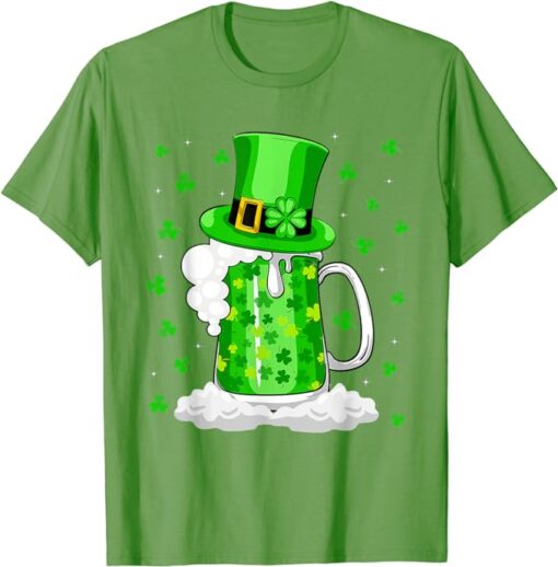 St Patricks Day Funny Shamrock Irish Beer Drinking Lover T-Shirt